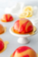 Raspberry Lemon Dome Entremet
